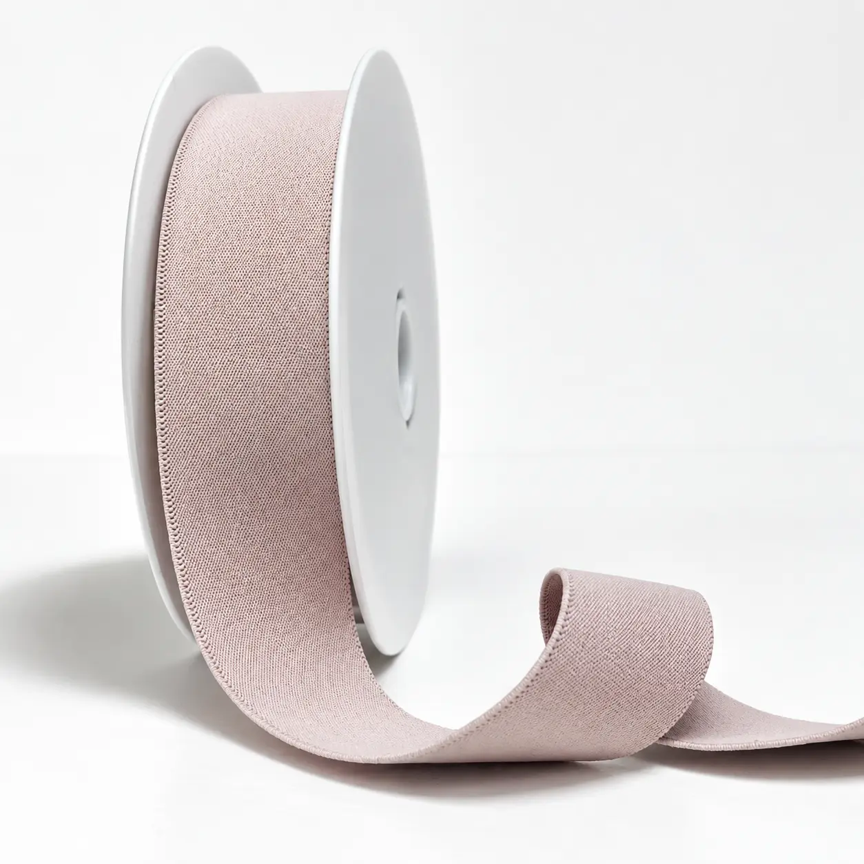 Bobine de ruban élastique vieux rose — Maison Satab
