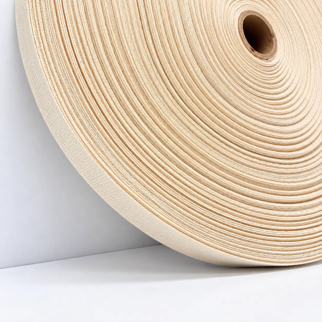 Rouleau de ruban papier écru — Maison Satab